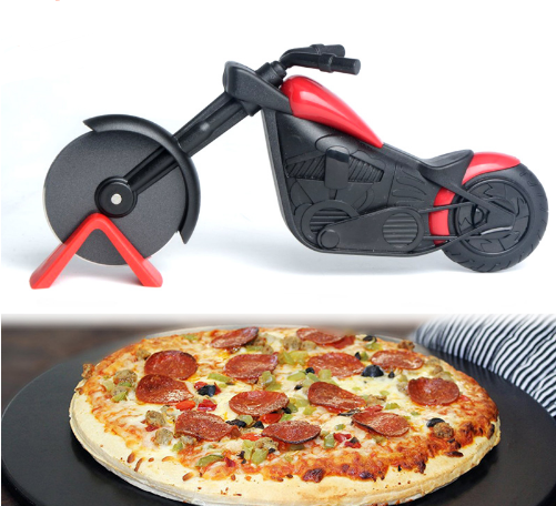 Motorcycle Stainless Steel Pizza Cutter