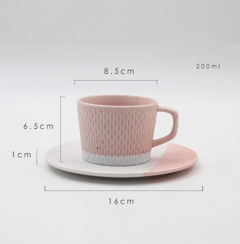 Stripe Frosting Awesome Tea Cup - Ceramic