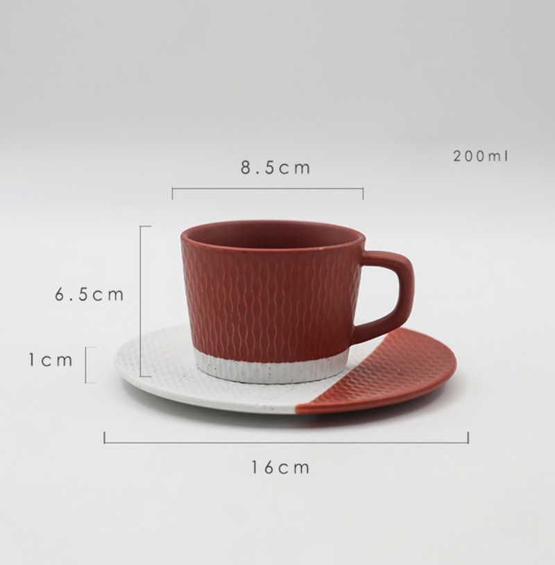 Stripe Frosting Awesome Tea Cup - Ceramic