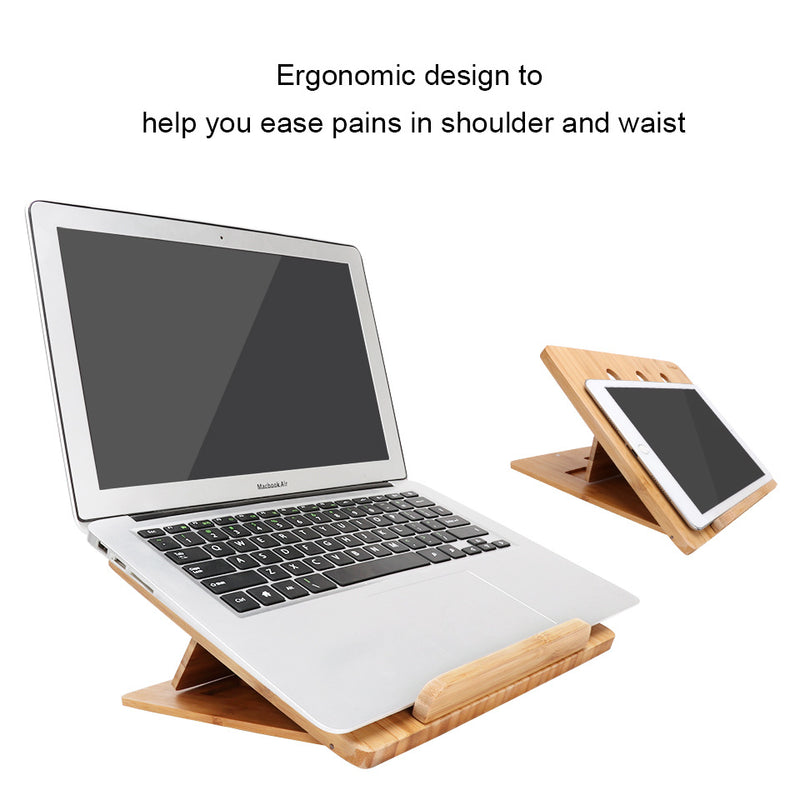 Computer Bamboo Stand
