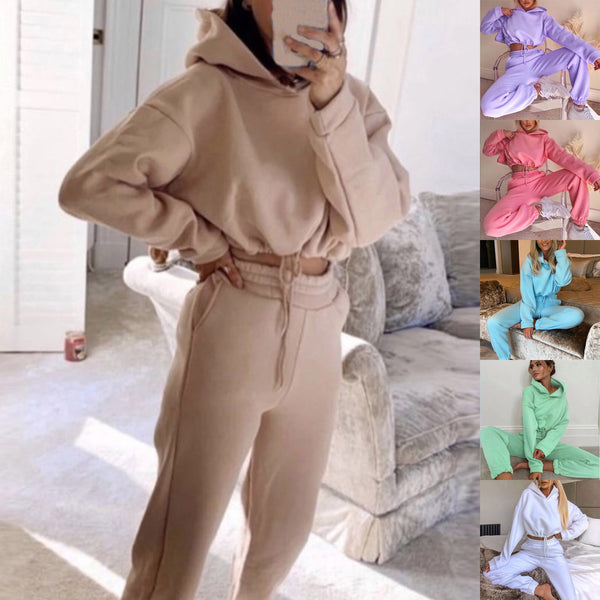 Two-Piece Fashion Long-Sleeved Sports And Leisure Suit